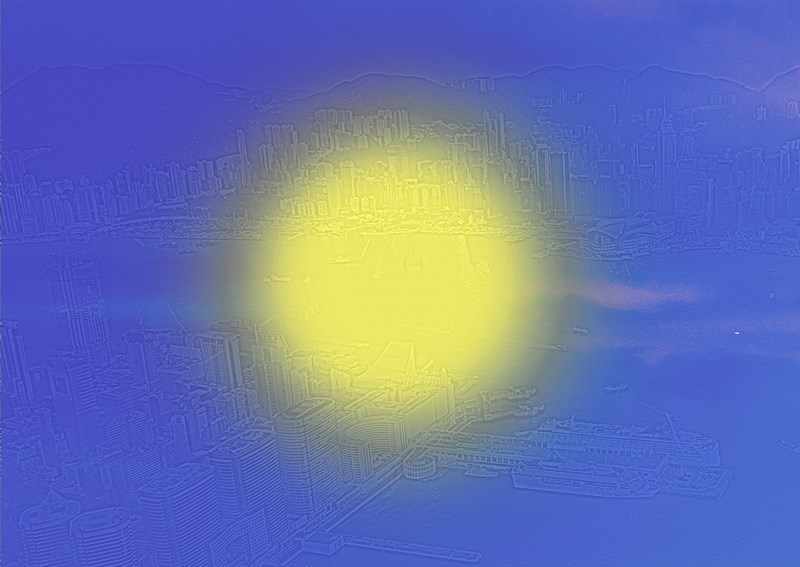 photo of installation view of the artwork